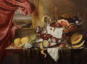 Laurens Craen - Still life with imaginary view - Google Art Project