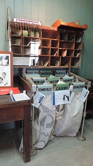 Mail sorting display, Cardwell Bush Telegraph, 2016 01