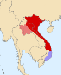 Map of Later Lê dynasty during the reign of Lê Thánh Tông (1460-1497)