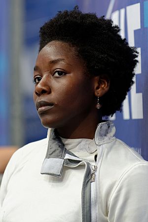 Maya Lawrence 2013 Fencing WCH t111214.jpg