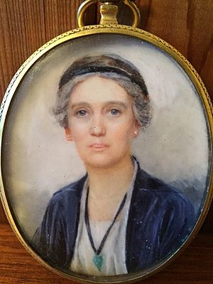 Miniature painting of Elizabeth Clark by Frances Irene Donaldson