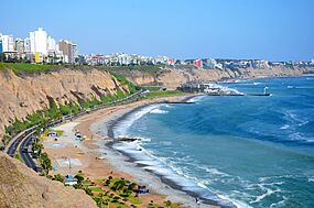 Miraflores Costa Verde Skyline (Lima, Peru)