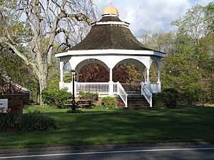 Gazebo in front of town hall