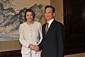 Nancy Pelosi and Wen Jiabao