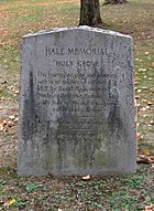 Nathan Hale Homestead stone marker
