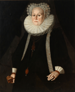 Nederlandsk maler, 17. årh. - Portræt af Dronning Sophie