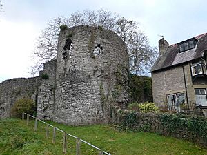 North-eastern tower of Denbigh town walls (geograph 2156489)