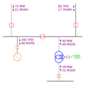 One-line diagram