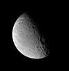 Tirawa basin on Rhea.