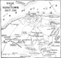 Plan of the Battle of Yorktown 1875