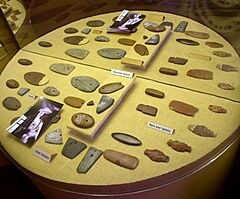 Poverty Point gorgets atlatl weights HRoe 2009