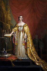 Queen Victoria taking the Coronation Oath by George Hayter 1838