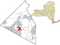 Rockland County New York incorporated and unincorporated areas Spring Valley highlighted
