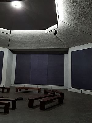 Rothko chapel interior