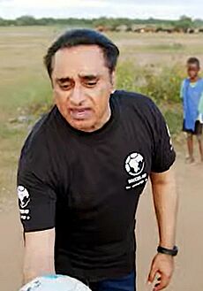 Sanjeev Bhaskar Soccer Aid for UNICEF 2024
