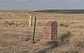 Santa Fe Trail markers, E of Morton County Rd 16 - 1