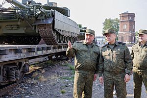 Sergei Shoigu checked the weapons storage in Omsk - June 2023 18