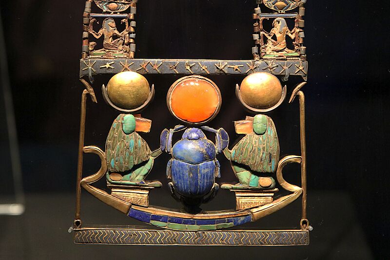 Solar Barque Beetle Pectoral of Tutankhamun 2019