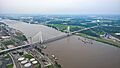 Stan Musial Veterans Memorial Bridge Aerial