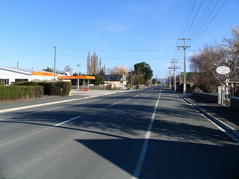 State Highway 87, Middlemarch, NZ