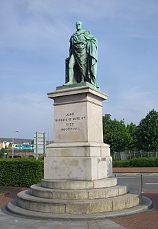 Statue of John, Marquis of Bute, Knight of the Thistle, in Callaghan Square, Cardiff