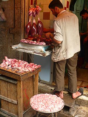 Syrian butcher in Aleppo1