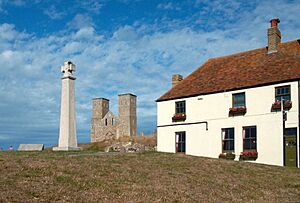 The Church The Cross and The Pub Reculver