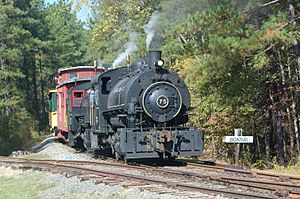 The New Hope Valley Railway excursion train