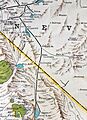 Tonopah and Goldfield Railroad 1931 map