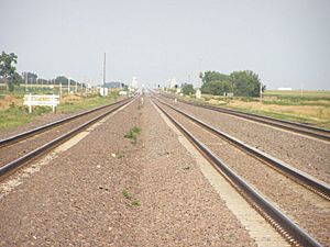TransContinental Railroad east of Lexington Nebraska