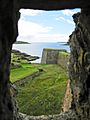 View from Guard House in Charles Fort
