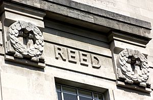 Walter Reed's name on the LSHTM Frieze 