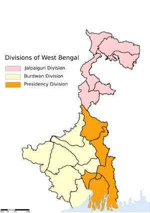WestBengal administrative divisions