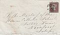 1853 envelope from London