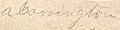 Albert Carrington signature