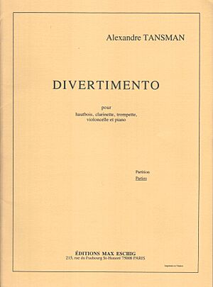 Alexandre Tansman, Divertimento