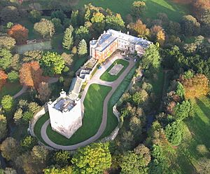 Appleby Castle from above
