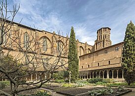 Augustins - Grand cloître et clocher des Augustins de Toulouse
