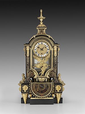 Barometer Clock (Boulle) Front