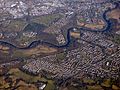 Blantyre and the River Clyde from the air (geograph 5716649)