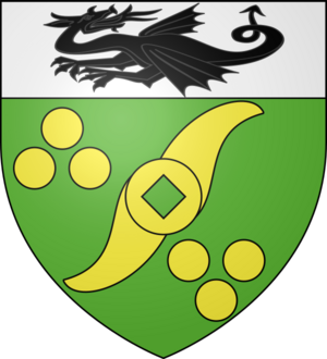 Blason ville fr Lampaul-Guimiliau (Finistère)