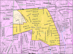 U.S. Census map of Brentwood.