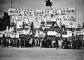 Buenos Aires - Balvanera - Manifestación por el voto femenino en 1948