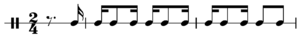 Calypso dance pattern
