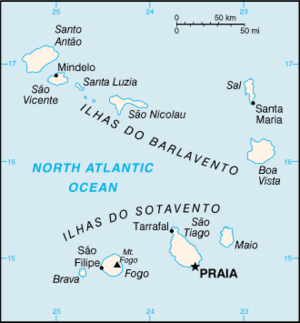 Cape Verde-CIA WFB Map