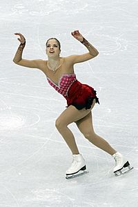 Carolina Kostner at the 2010 Olympics