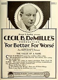 Cecil B. DeMille 1919