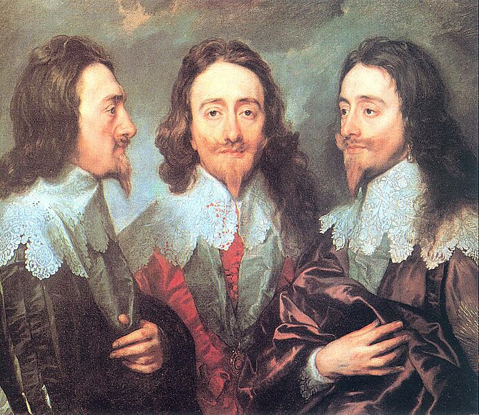 Charles I in three positions