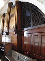 Christ Church N. Shields organ case 1
