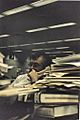 Chuck Neubauer in the old Chicago Sun-Times newsroom in 1998